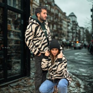 Veste Oversize Unisexe Zebra
