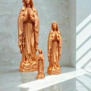 Statue Vierge Marie Doré