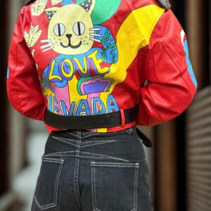 Veste Similicuir Red Cat