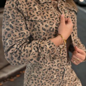 Vestes En Jeans Léopard