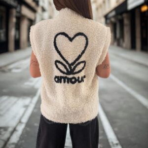 Gilet Sans Manches Blanc