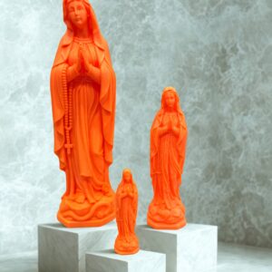 Statue Vierge Marie Orange