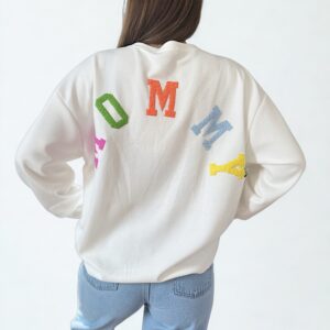 Sweat Momy Blanc