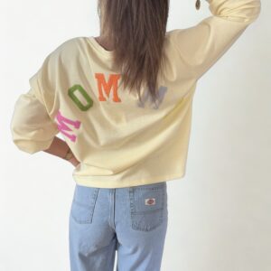 Sweat Momy Jaune